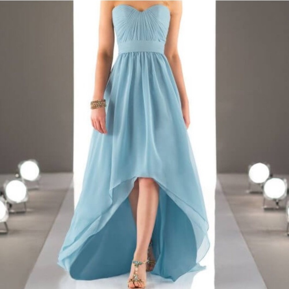 New Sorella Vita 8826 Sweetheart Ruched Bridesmaid Dress midnight mist size 10